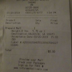 Tracking order check address